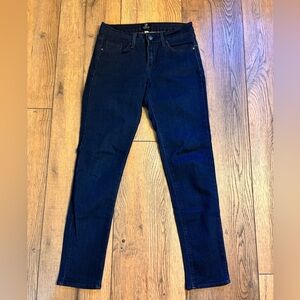 Just Black Women's Deep Midnight Blue Skinny Jeans